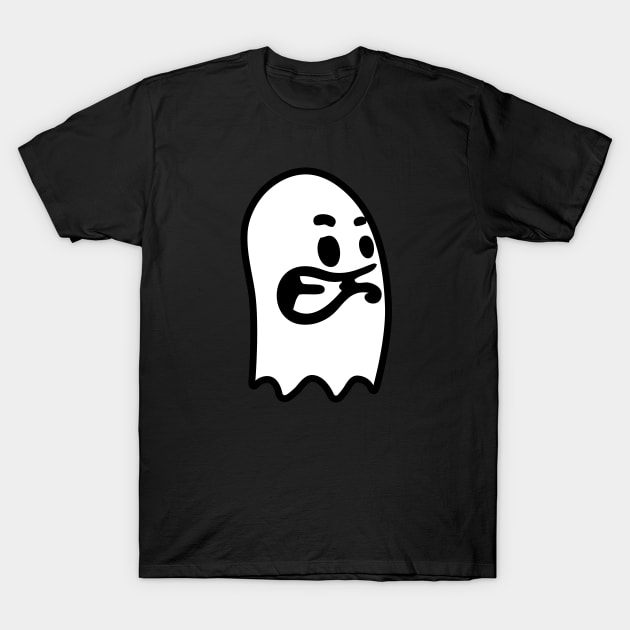 nervous ghost T-Shirt by manuvila